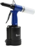 GEKO Pneumatische klinknageltang - veelzijdig - 2,4-4,8 mm - met afvalcontainer