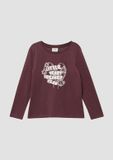 s.Oliver T-shirt voor meisjes, bordeaux, maat 116/122