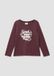 s.Oliver T-shirt voor meisjes, bordeaux, maat 116/122