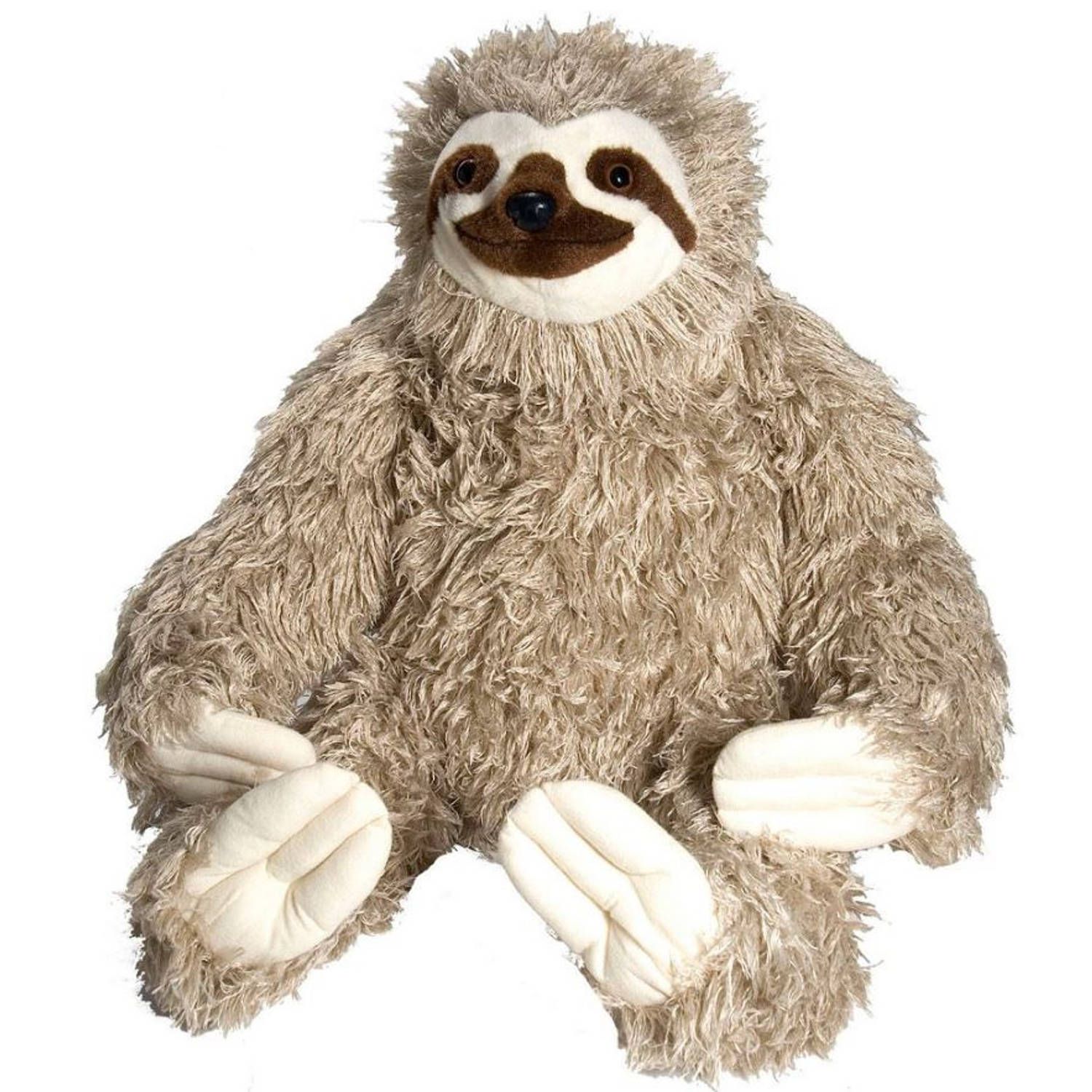 Wild Republic Knuffel Luiaard Junior 76 Cm Pluche Grijs/beige