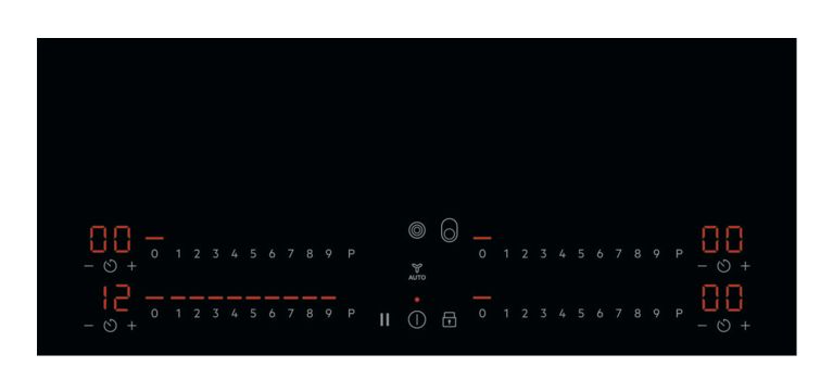 AEG OHI84A07XB Inbouw Kookplaat Inductie 4 Zones Zwart Touchbediening