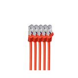 Shiverpeaks BS75515-R-SET5 Netzwerkkabel Rot 5 m Cat7 S/FTP (S-STP) Rund