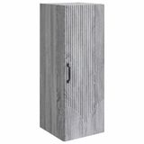 vidaXL Wandkast 33 x 34,5 x 90 cm Bewerkt hout Grijs Sonoma