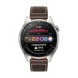HUAWEI Watch 3 Pro - Mobiel Bellen met eSIM - Continue Gezondheidsmonitoring - Tot 3 Weken Batterijduur - Online Muziek - 100+ Sportmodi - Brown Leather