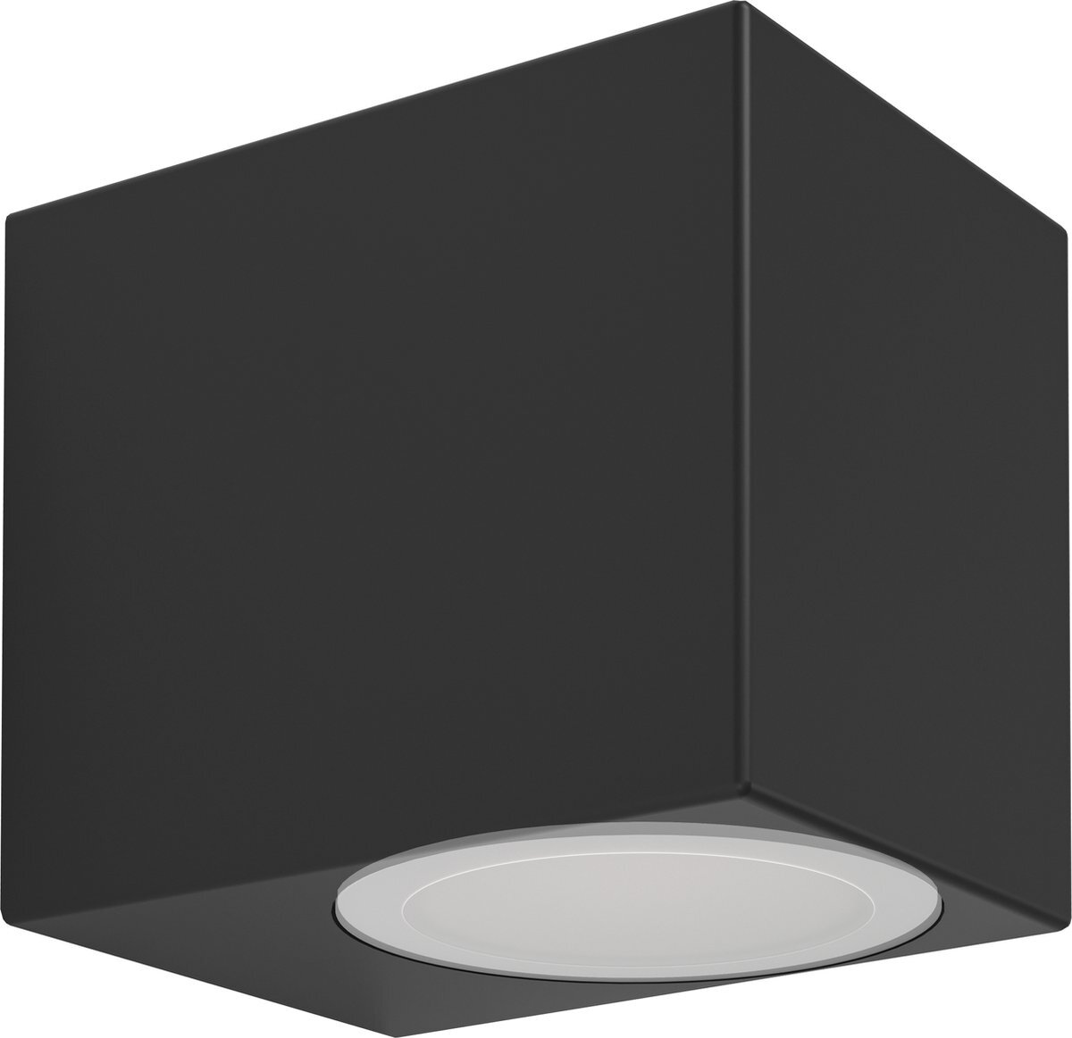 EGLO Jabaga Wandlamp Buiten - GU10 - 8 cm - Zwart