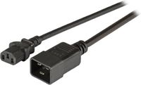 EFB Elektronik EK531.1,8V2 electriciteitssnoer Zwart 1,8 m C20 stekker C13 stekker
