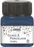 Kreul Glasverf - Porseleinverf - Navy Blue - Extra Mat - Chalky - 20ml