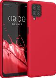 kwmobile telefoonhoesje geschikt voor Samsung Galaxy A12 - Back cover - Klassiek rood