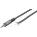 TRU Components 1578956 Connecteur à fiche 3.5 mm mâle, droit Nombre de pôles : 4 Stéréo Noir 1 pc