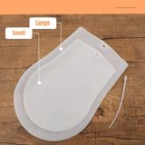 Merkloos SnelShoppen Silicone Mengzak Dough Bag Kneedzak Multifunctionele Herbruikbare Spuitzak voor Deeg Gebak Taart Veilig Keuken Bakgereedschap (1 Grote & 1 Kleine)