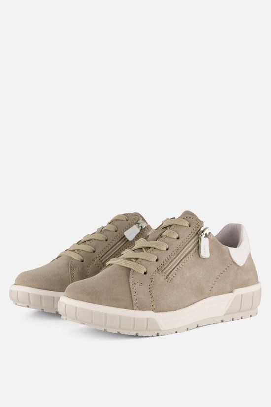 Feyn Sneakers beige Suède K-Leest - Maat 38
