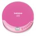 Lenco CD-011 Draagbare CD Speler - Roze