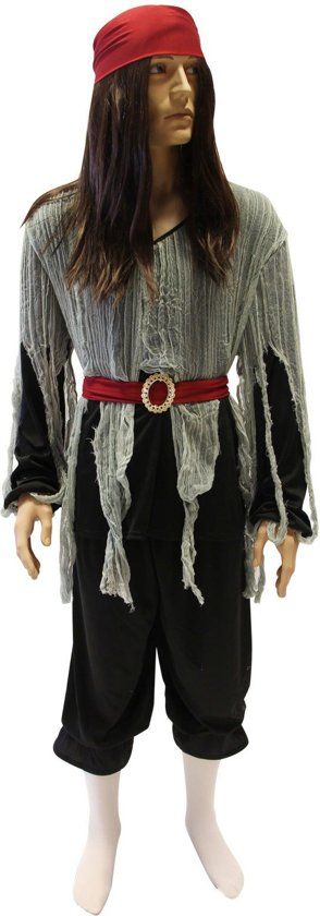 Widmann Piraat & Viking Kostuum Vroeg Tijdperk Piratenheer Man Small Carnaval kostuum Verkleedkleding