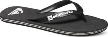 Quiksilver Molokai Heren Slippers Black/Black/White