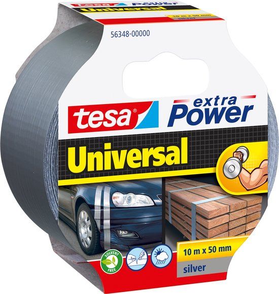 tesa extra Power Universal - Grijs - 4.8cm x 10m