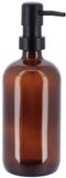 Tendance Zeeppompje/dispenser - amber - glas - 4 x 21 cm - 500 ml