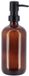 Tendance Zeeppompje/dispenser - amber - glas - 4 x 21 cm - 500 ml