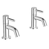Ideal Standard Ceraline Basin Pillar Taps, BC184AA Chroom
