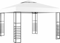 vidaXL Tuinpaviljoen 3x3 m wit