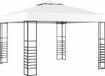 vidaXL Tuinpaviljoen 3x3 m wit