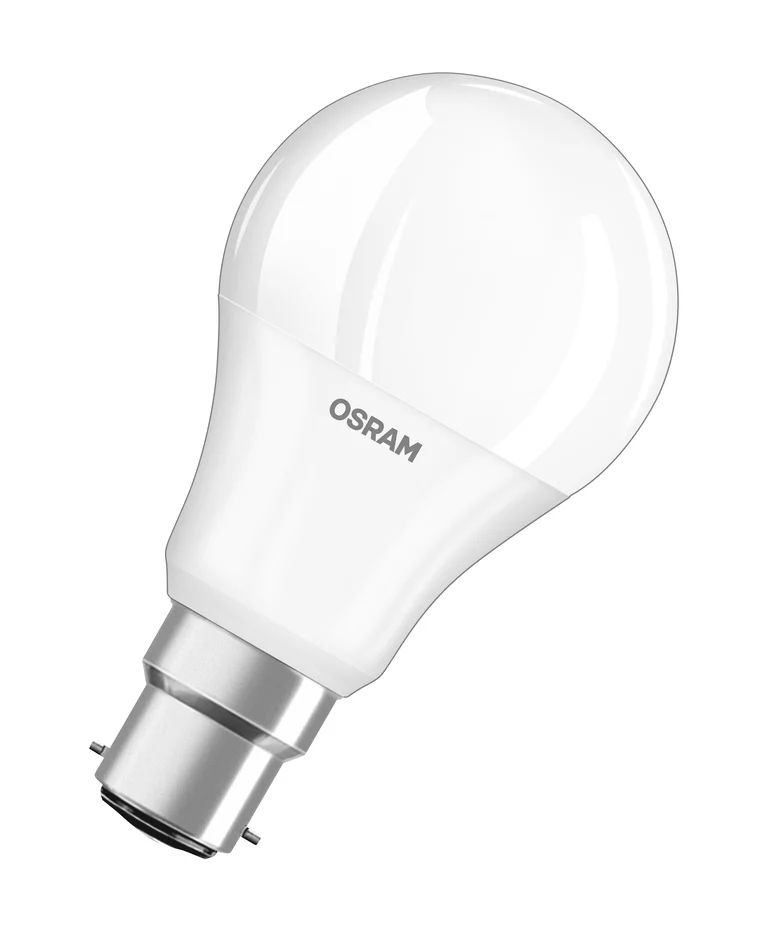 Osram LED B22d A-vorm LED Lamp - 8.5W - Warm Wit (2700K) - 3-Pack