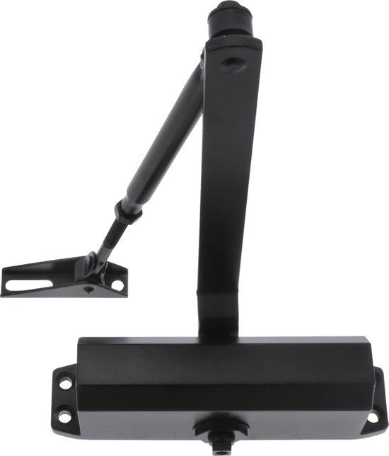 STARX Deurdranger 45/60 kg - Mat Zwart - Deursluiter voor Binnendeuren - Links/Rechtsdraaiend