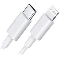 DLH - Lightning-kabel - 24 pin USB-C male naar Lightning male - 2 m - wit