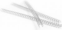 Pavo Wire-O bindruggen 6,4mm zilver 100 stuks
