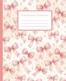 Pink Bow Composition Notebook