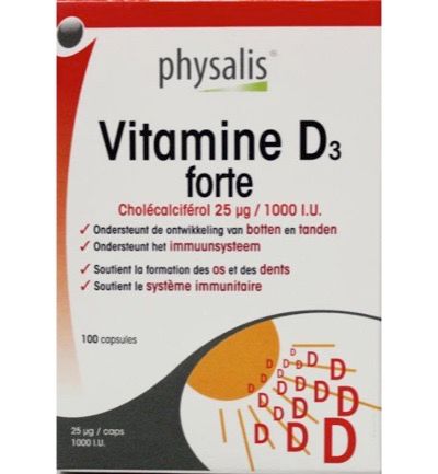 Physalis Vitamine D3 forte 100CA