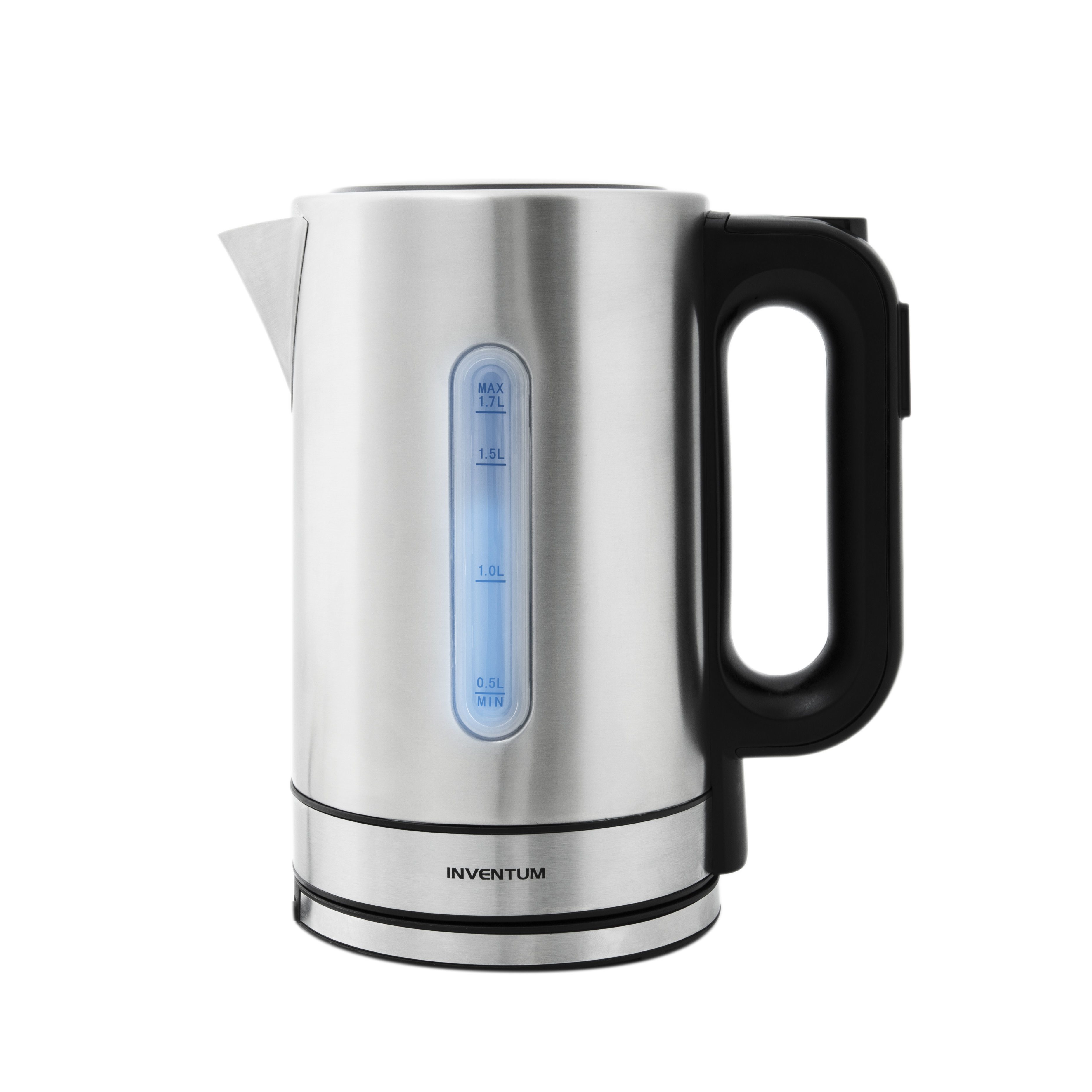 Inventum HW817D Waterkoker - 1.7L - RVS/Zwart - 2200W - Met Warmhoudfunctie