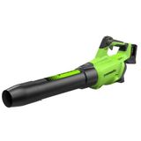 Greenworks 48V(24V x 2) Accu Axiaal Bladblazer met Borstelloze Motor, Turbo Functie, 217 km/u, 16,4 m³/min ZONDER Twee van Accu’s & Lader BL48L00-01