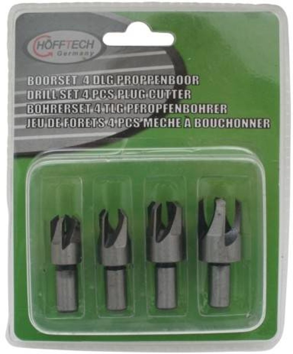 HOFFTECH Proppenboor Set Conisch (4 Delig