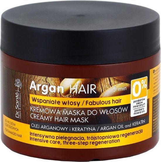 Dr. Argan cr&#232;memasker voor beschadigd haar