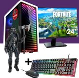 ScreenON Fortnite Renegade Shadow Hero Gaming PC Set - AMD Ryzen 5, 16GB RAM, 480GB SSD, NVIDIA GeForce GTX 1630, 24" Monitor, Keyboard & Mouse