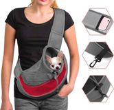 Merkloos Draagdoek voor kleine honden en katten - Verstelbare draagtas voor huisdieren, ideaal voor buitengebruik