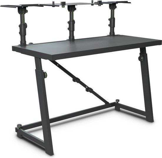 Gravity FDJT 01 DJ Desk - Studio Bureau met Verstelbare Bladen