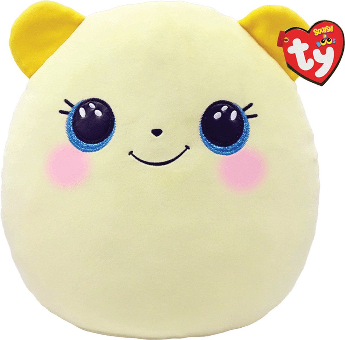 TY Squish a Boo Buttercup Bear 20cm - Geel - Pluche