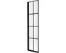 Mexen Mist paroi de douche 1 pièce gauche 50 x 150 cm, grille noire, noir