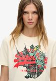 Superdry New York Vintage T-shirt met logo en relaxte pasvorm - Dames - T-shirts