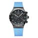 Glock GW-34-2-24 Montre Homme Quartz Acier Noir Bleu Silicone Verre Saphir 20 ATM