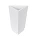 MSV tandenborstelbeker Suez van polyhars in wit, 30 x 20 x 15 cm