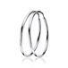 ZINZI zilveren oorringen 35 x 2mm glad ZIO435