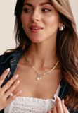 Thomas Sabo Charm Club Connect hanger letter 925 zilver gerecycled, Sterling zilver, Geen edelsteen