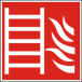 ARBOwinkel.nl Brandladder Brandladder - 100 x 100 mm - Sticker