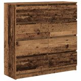 vidaXL Dressoir 100x35x99 cm Oud Hout