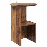 vidaXL Bijzettafel Oud hout Ø 39,5 x 55 cm