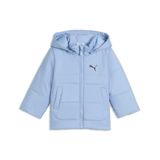 PUMA Minicats gewatteerd jack met capuchon, Blauw, Maat 12-18M