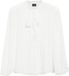 s.Oliver Blouse Vrouwen Crème Polyester Lange Mouw Ronde Hals Regular Fit Effen Standaardmaten Herfst/Winter 2026