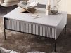 Table basse rectangulaire TRAINING 1 porte blanc